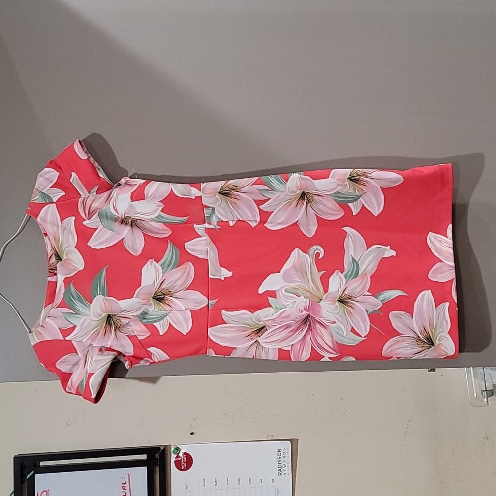 Bright coral Shelby & Palmer dress